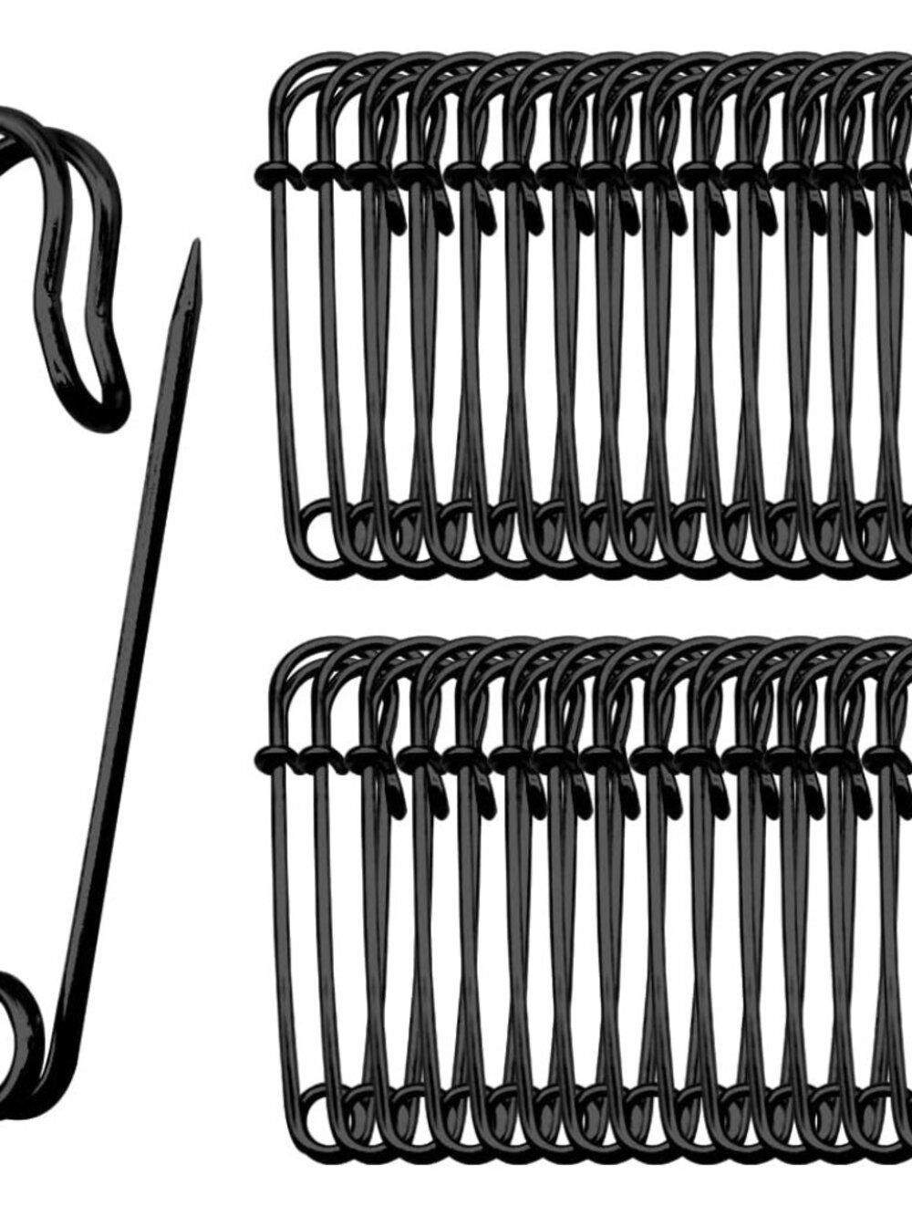 Safety Pins Brooches 2 inch/50mm Heavy Duty Blanket Pins for Blankets, Crafts, K